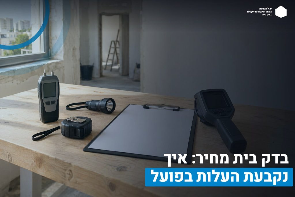 בדק בית מחיר: איך נקבעת העלות בפועל 1 בדק בית מחיר